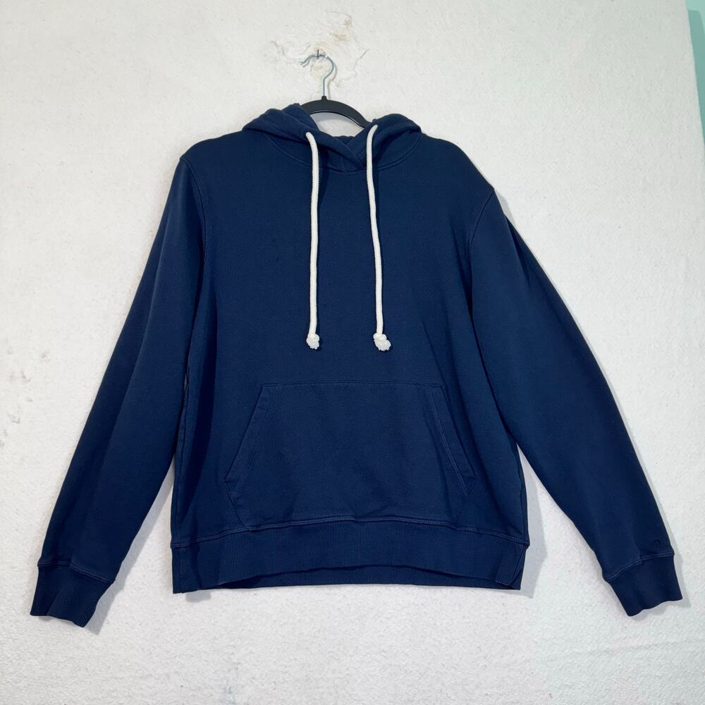 Pact One For All Hoodie Maritime Navy Organic Cotton Sweatshirt Unisex Medium